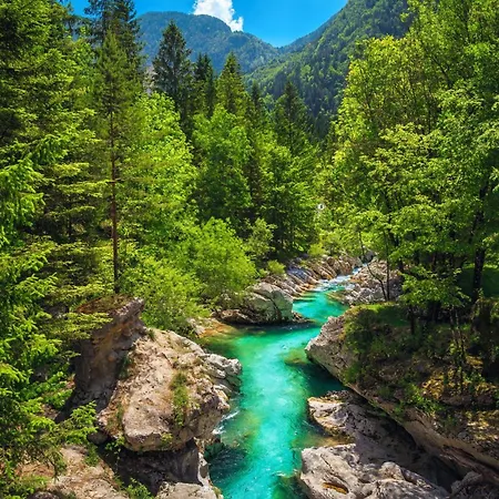 House By The Stream In Soca Valley - Happy Semesterbostad *
